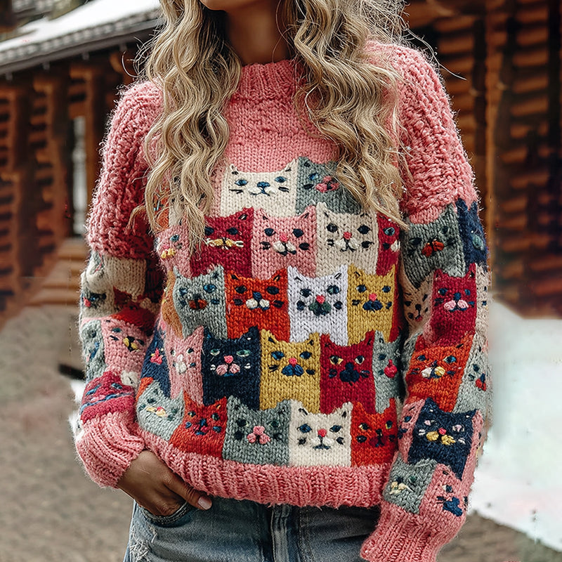 Zeitloser Vintage-Stil Pullover
