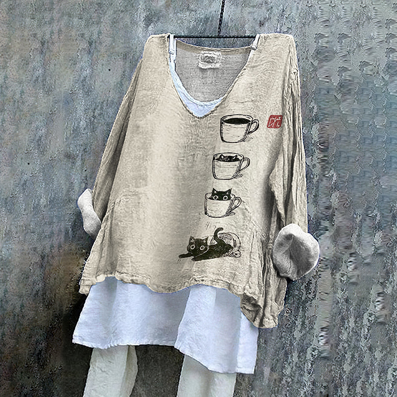 Klassische Vintage Bluse