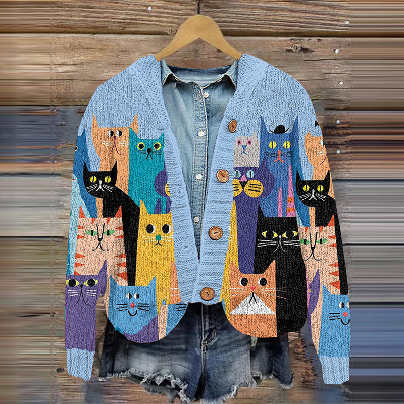 Wunderschön gefertigte Strickjacke