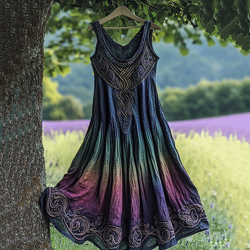Klassisch gestaltete Kleid
