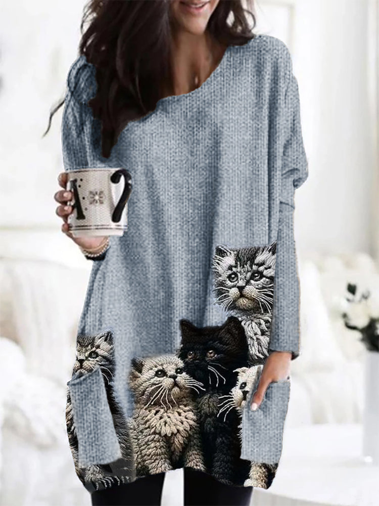 Klassische Vintage Strickjacke