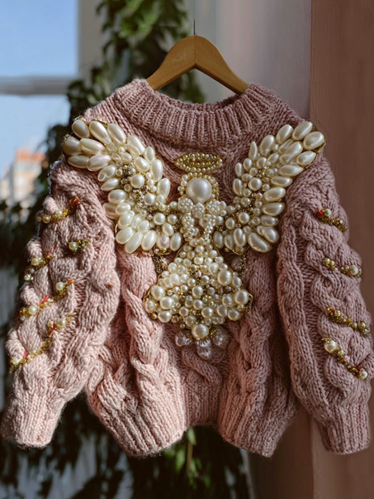 Klassisch designter Pullover