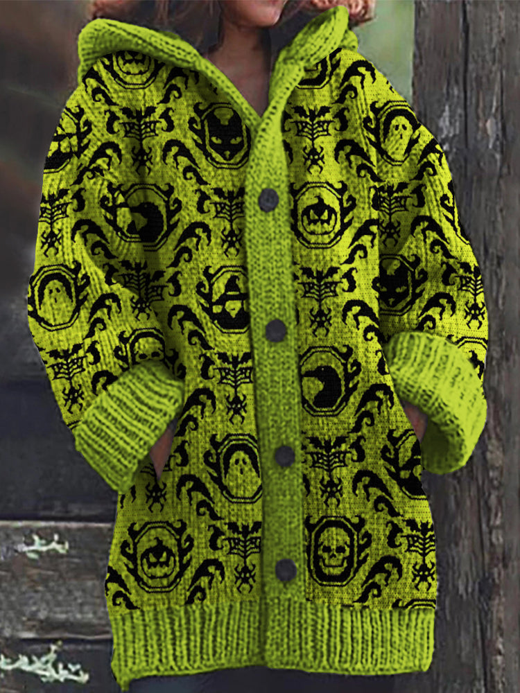 Durchdacht gestaltete Strickjacke
