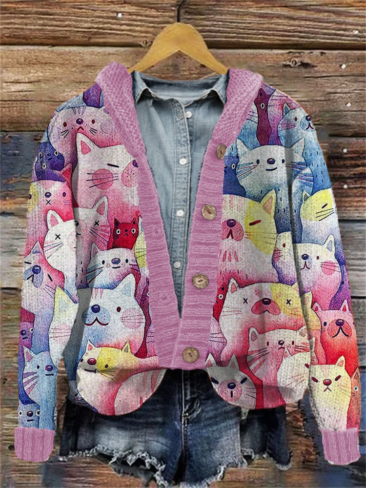 Klassische Vintage Strickjacke
