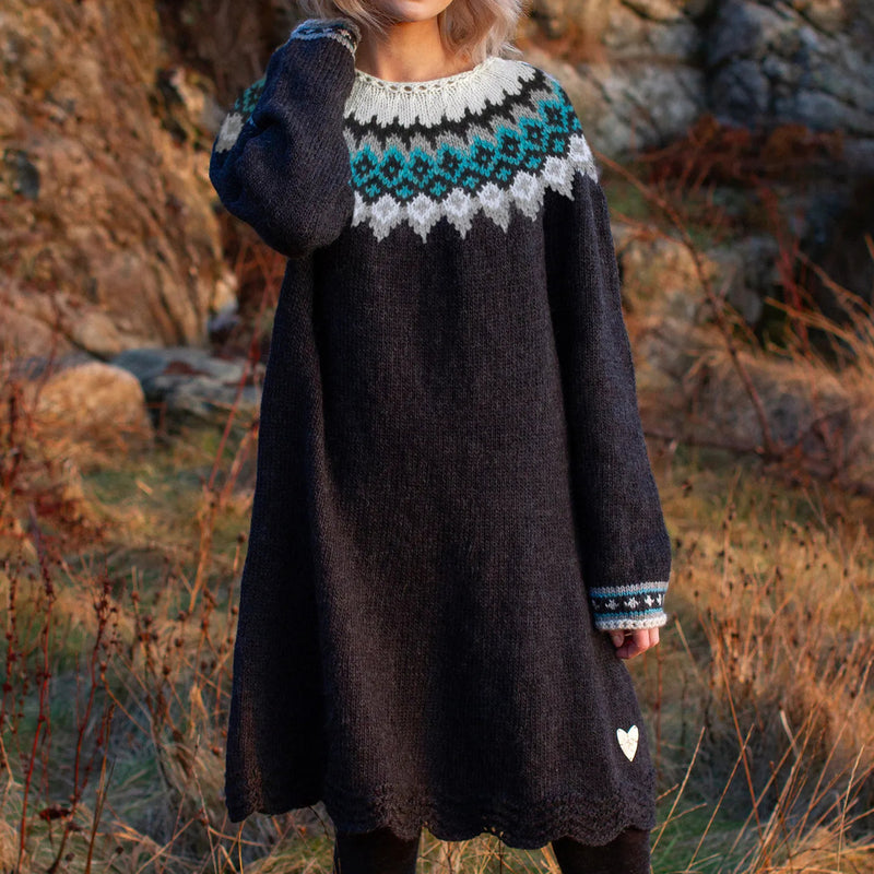 Zeitloser Vintage-Stil Pullover
