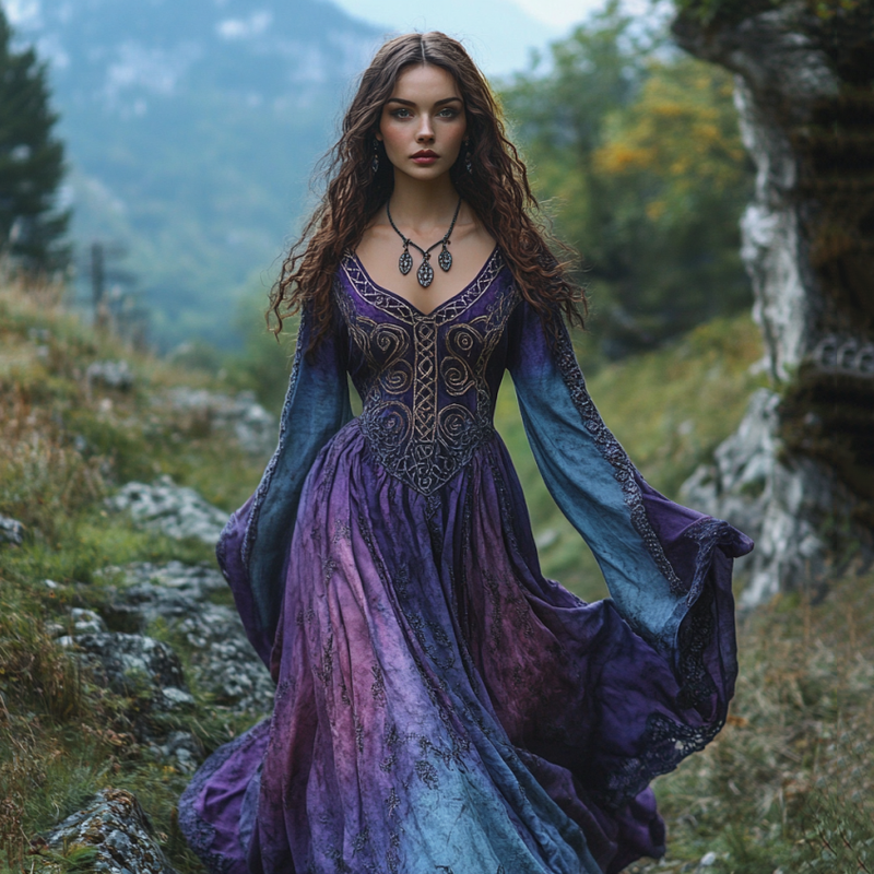 Anmutig gestaltete Kleid