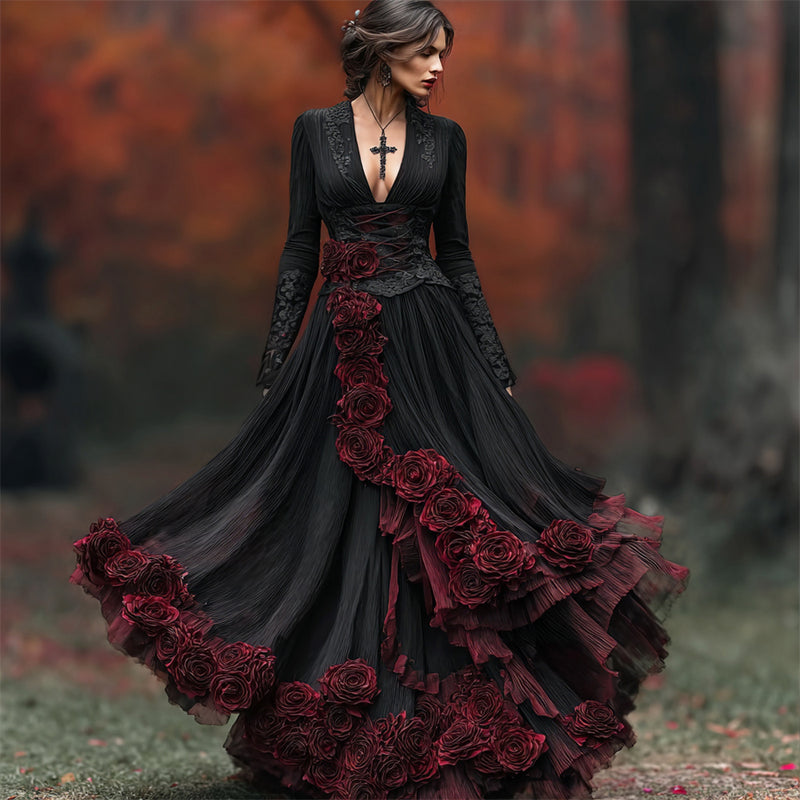 Anmutig gestaltete Kleid