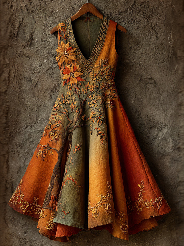 Anmutig gestaltete Kleid