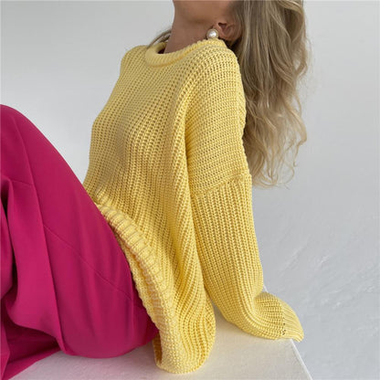 MW | Kuscheliger Strickpullover mit Rundhalsausschnitt