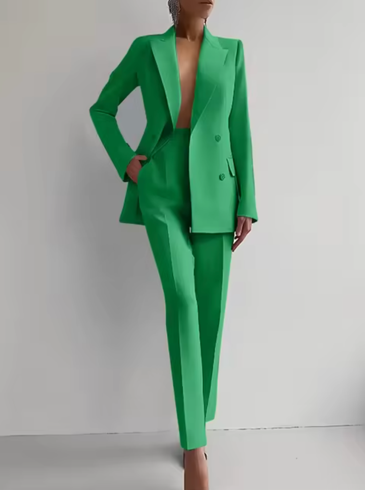 MW | Blazer und Bundfaltenhose im Set