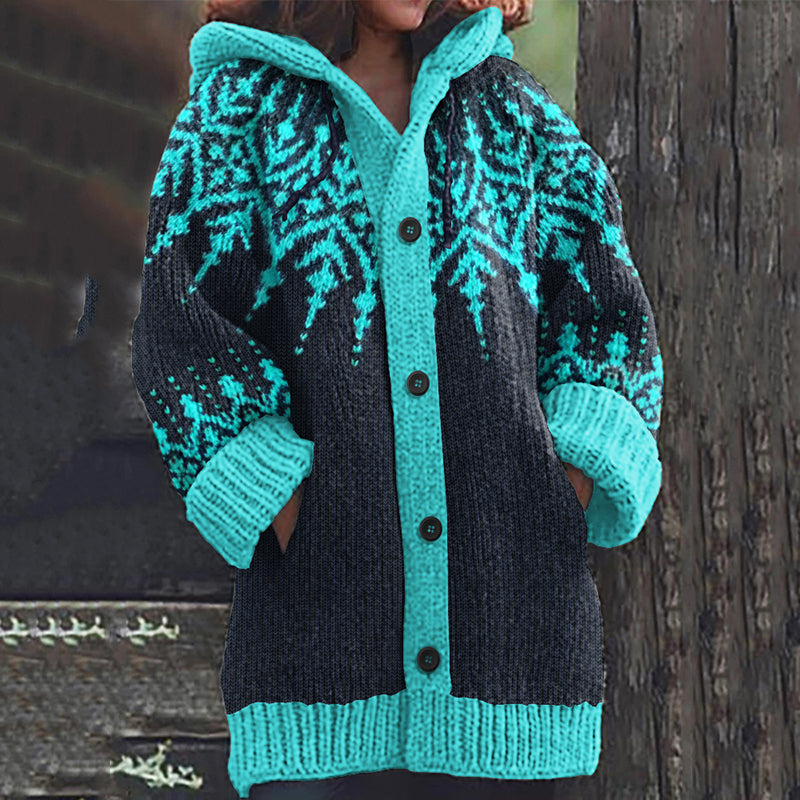Zeitloser Vintage-Stil Strickjacke