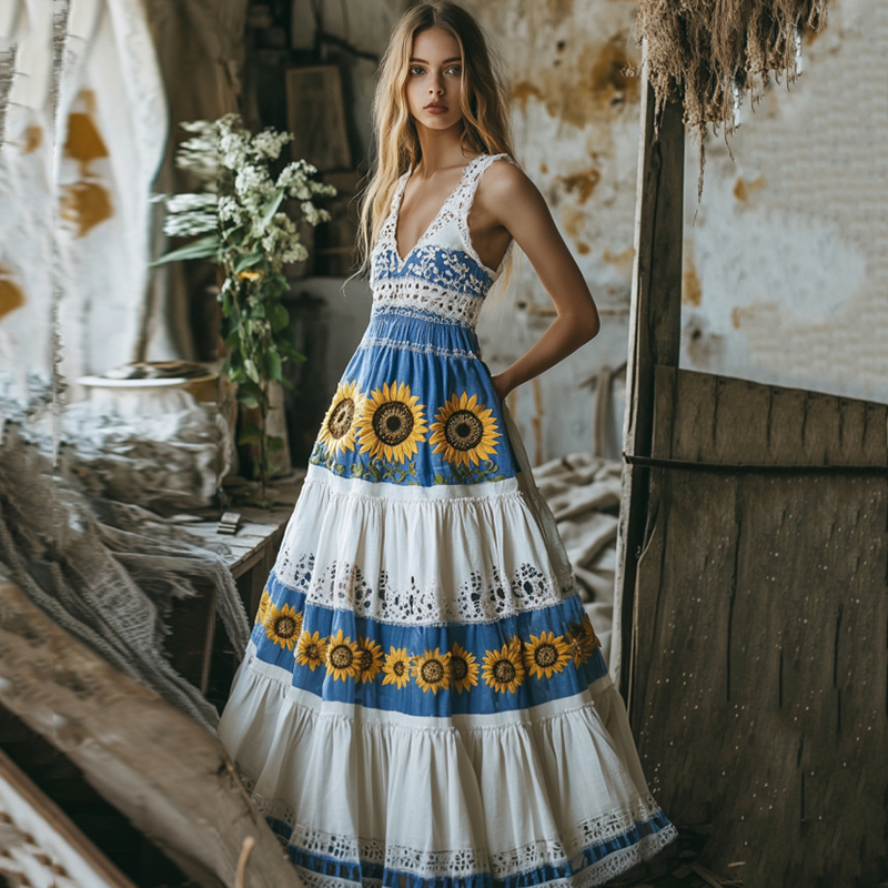 Anmutig gestaltete Kleid