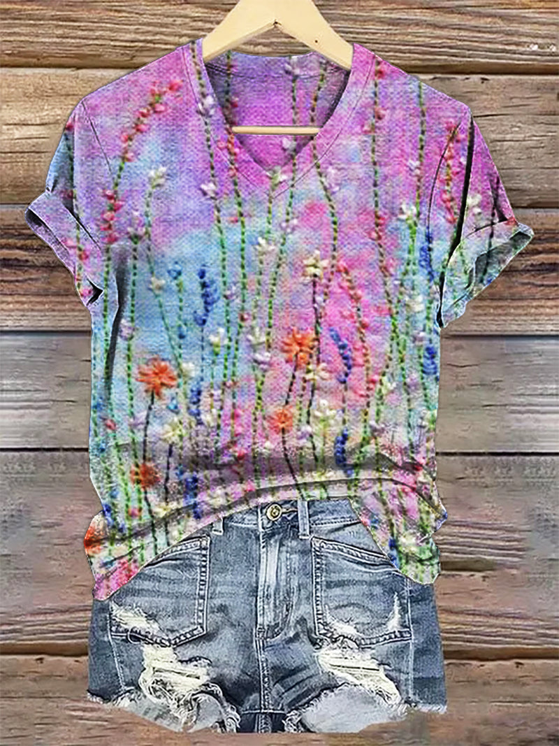 Anmutig gestaltete T-Shirt
