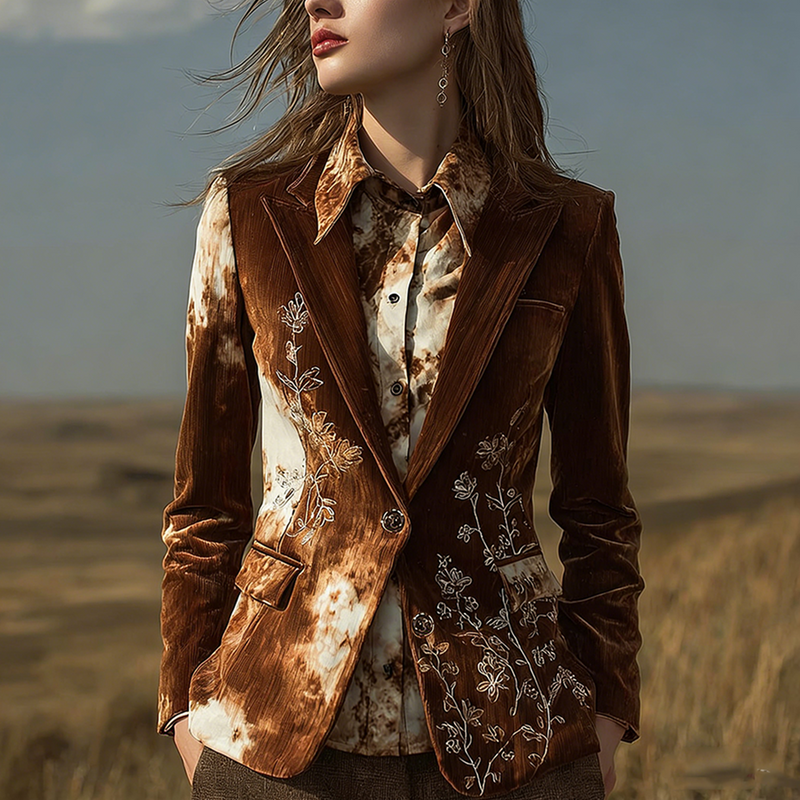 Anmutig gestaltete Jacke