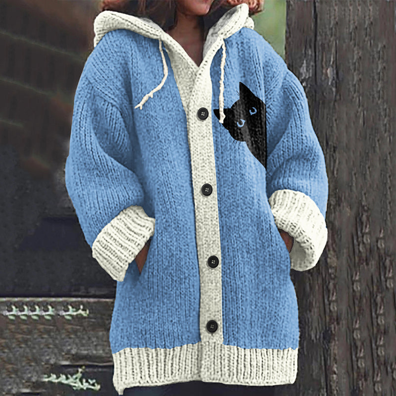 Durchdacht gestaltete Strickjacke