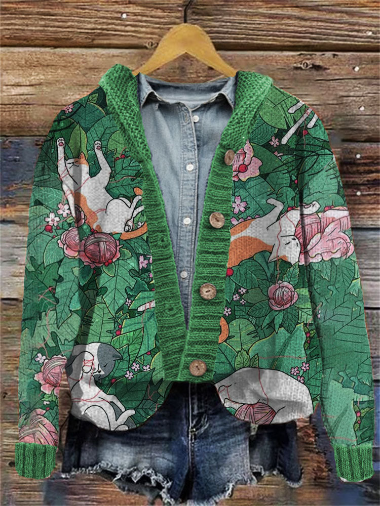 Vintage inspirierte Strickjacke