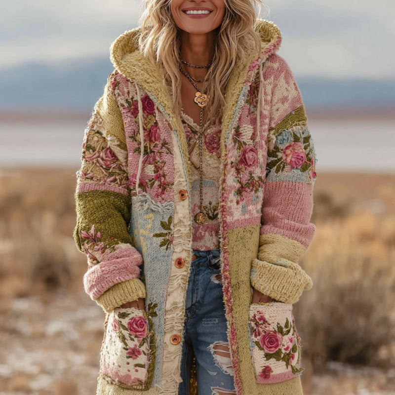 Durchdacht designte Strickjacke