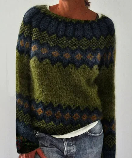 Zeitloser Vintage-Stil Pullover