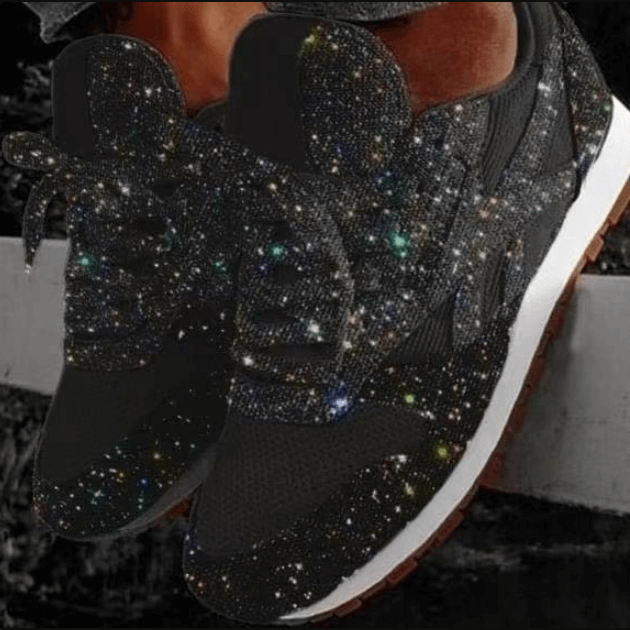 MW | Mode Pailletten Damen Schuhe