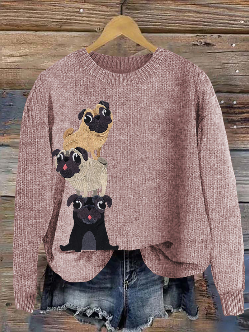 Zeitloser Vintage-Stil Pullover