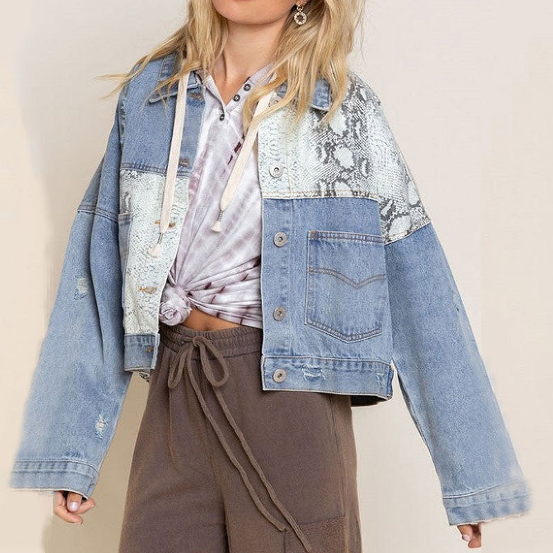 Anmutig gestaltete Jacke