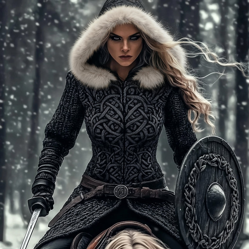 Klassisch gestaltete Strickjacke