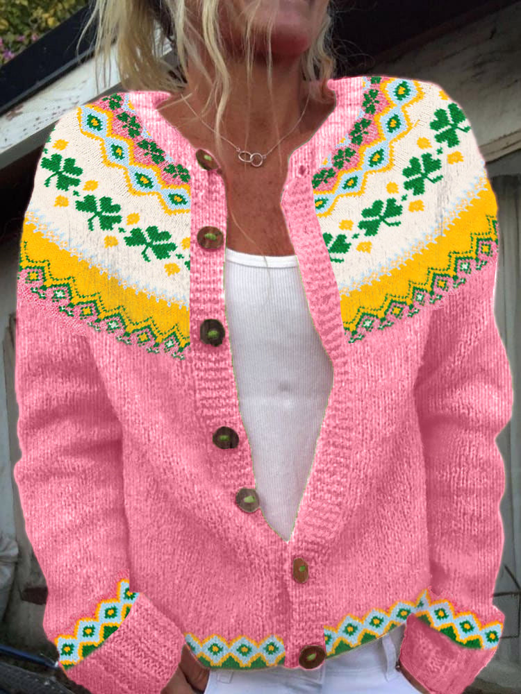 Vintage inspirierte Strickjacke