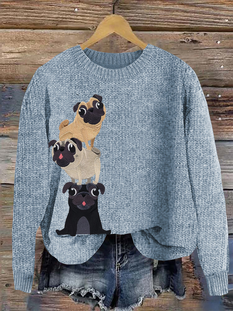 Zeitloser Vintage-Stil Pullover