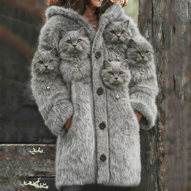 Durchdacht gestaltete Strickjacke