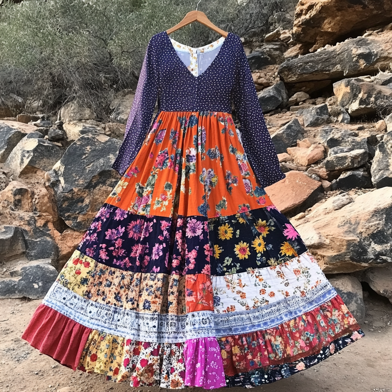 Wunderschön gefertigte Kleid