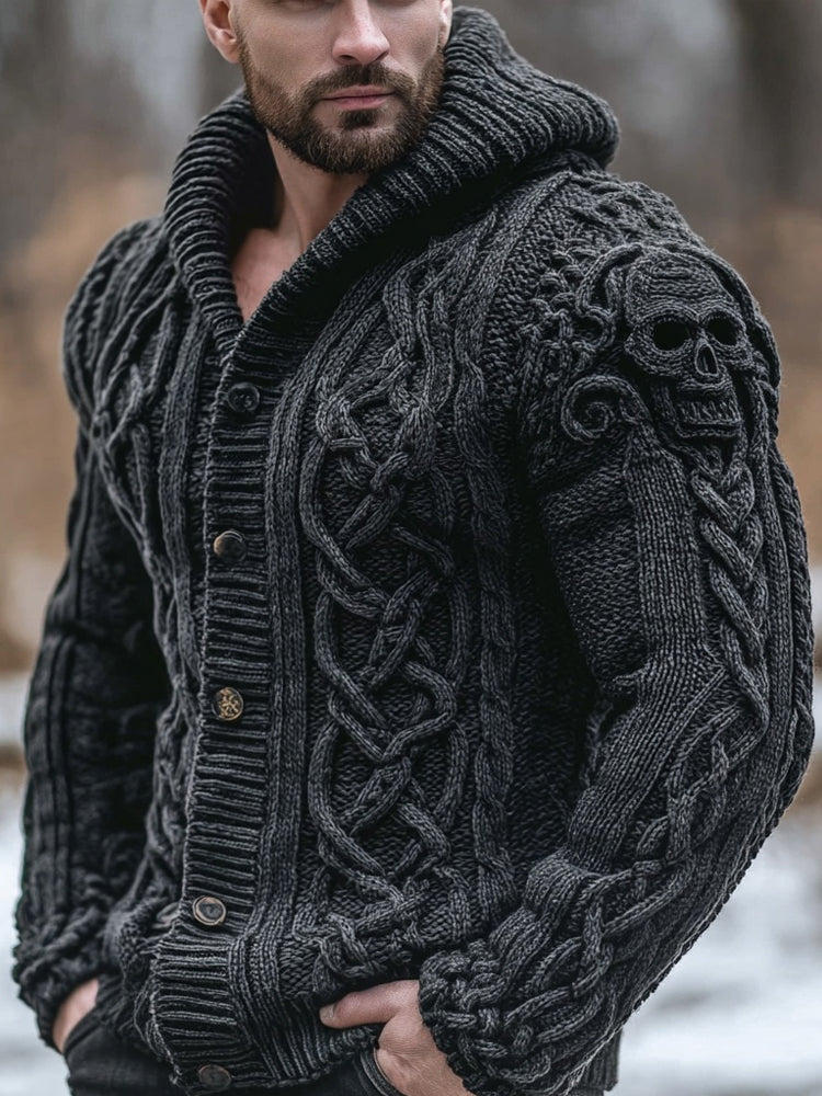 Klassische Vintage Strickjacke