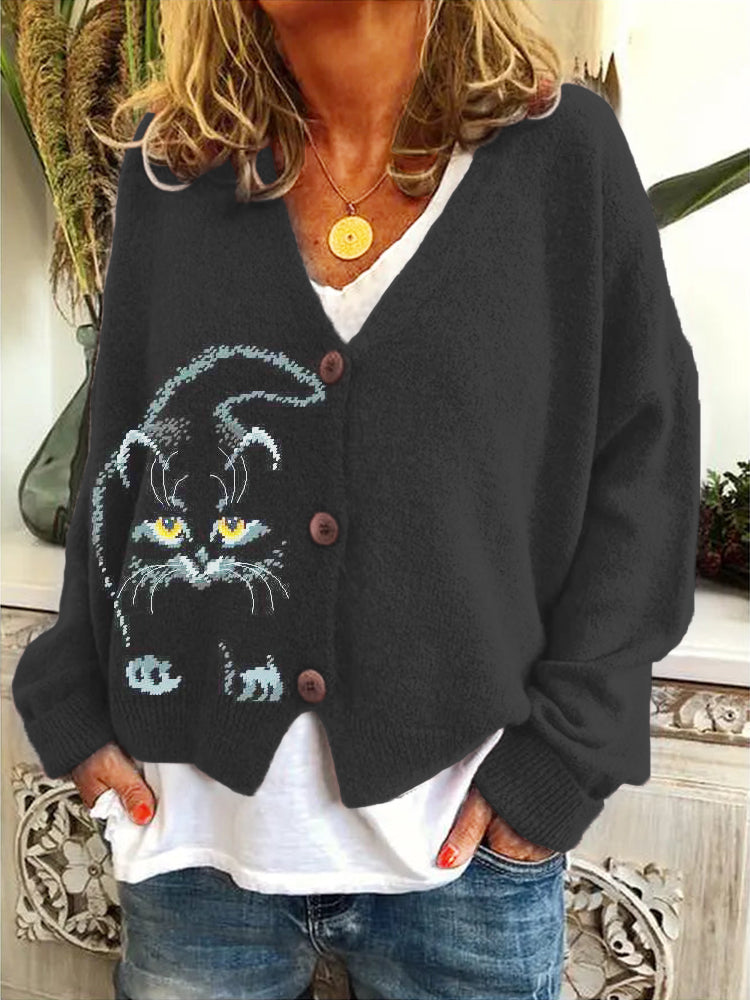 Vintage inspirierte Strickjacke