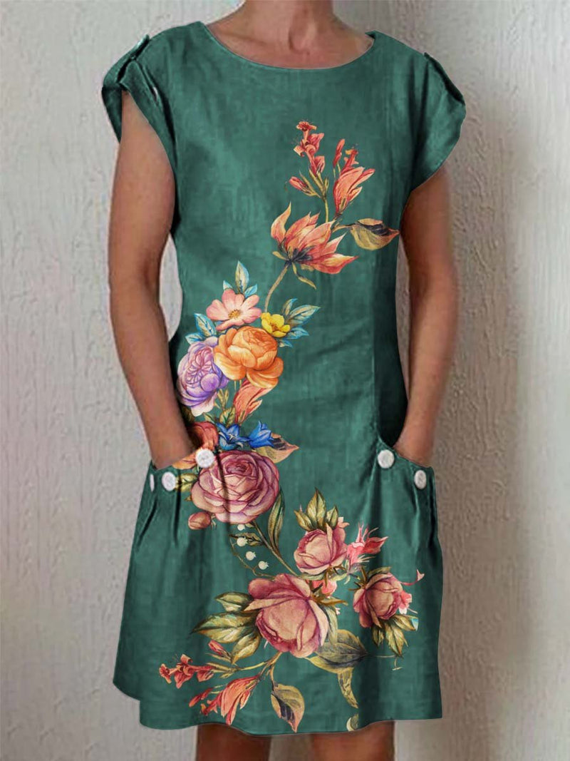 Klassisch gestaltete Kleid