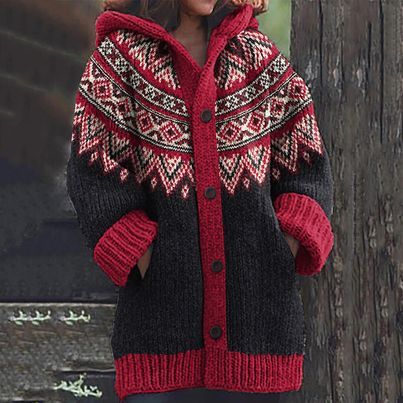 Elegant gestaltete Strickjacke