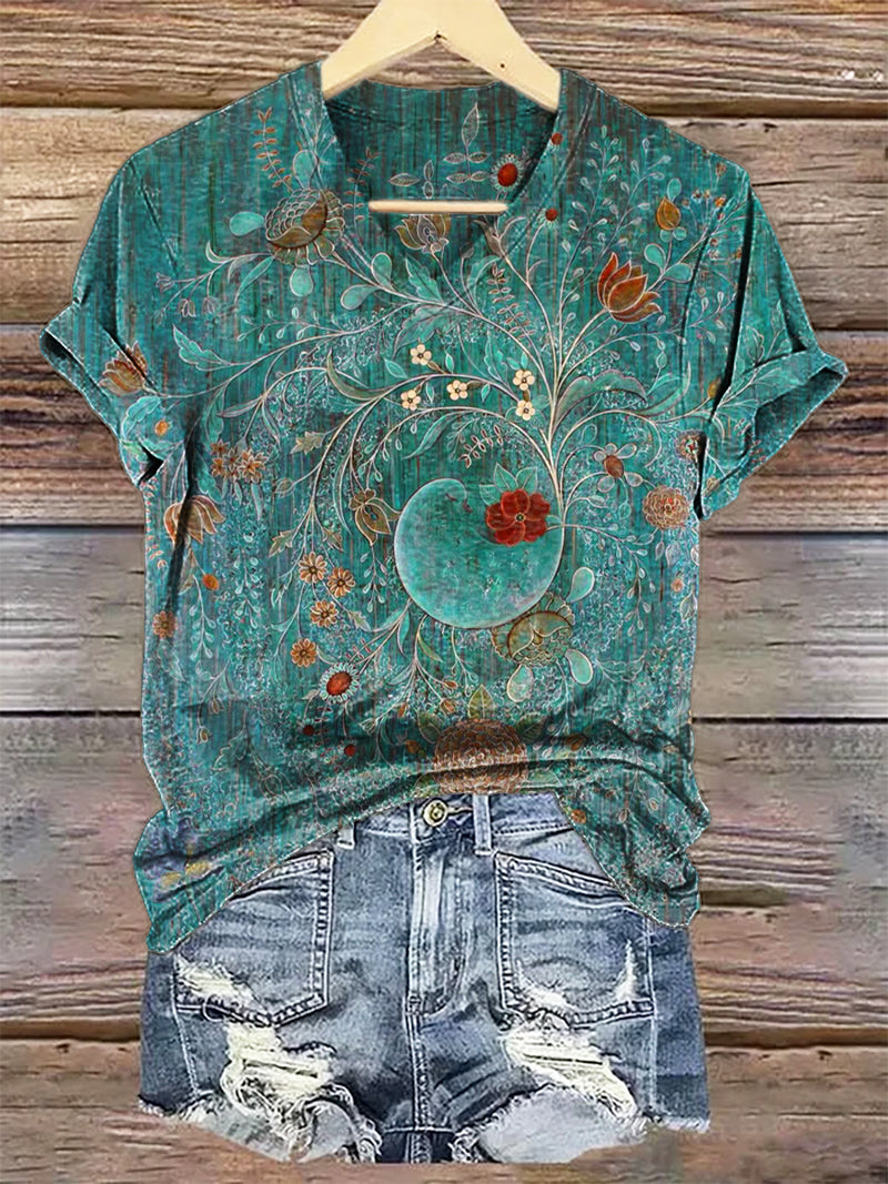 Anmutig gestaltete T-Shirt