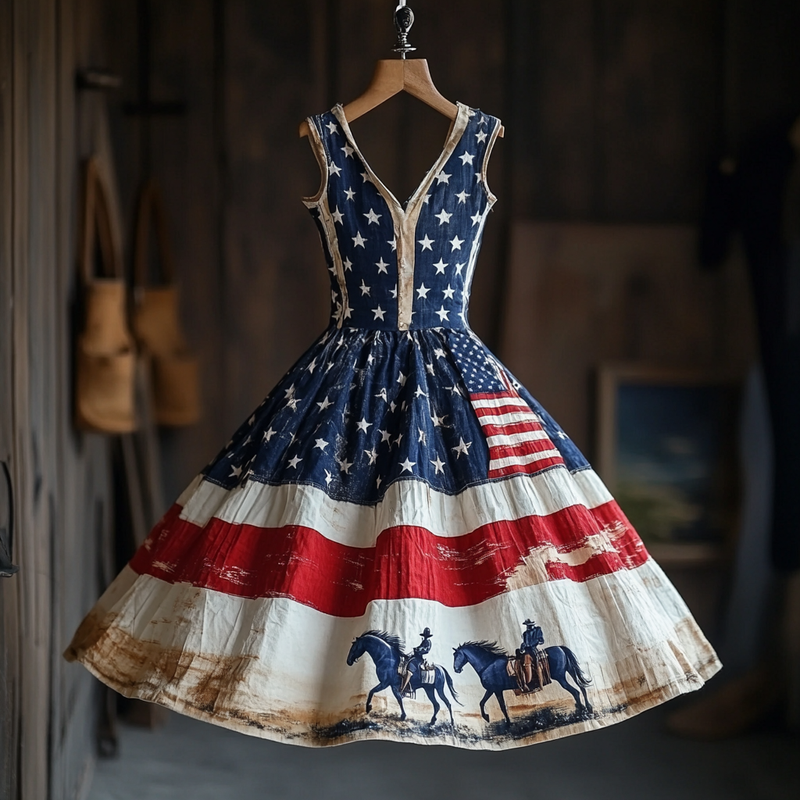 Zeitloser Vintage-Stil Kleid