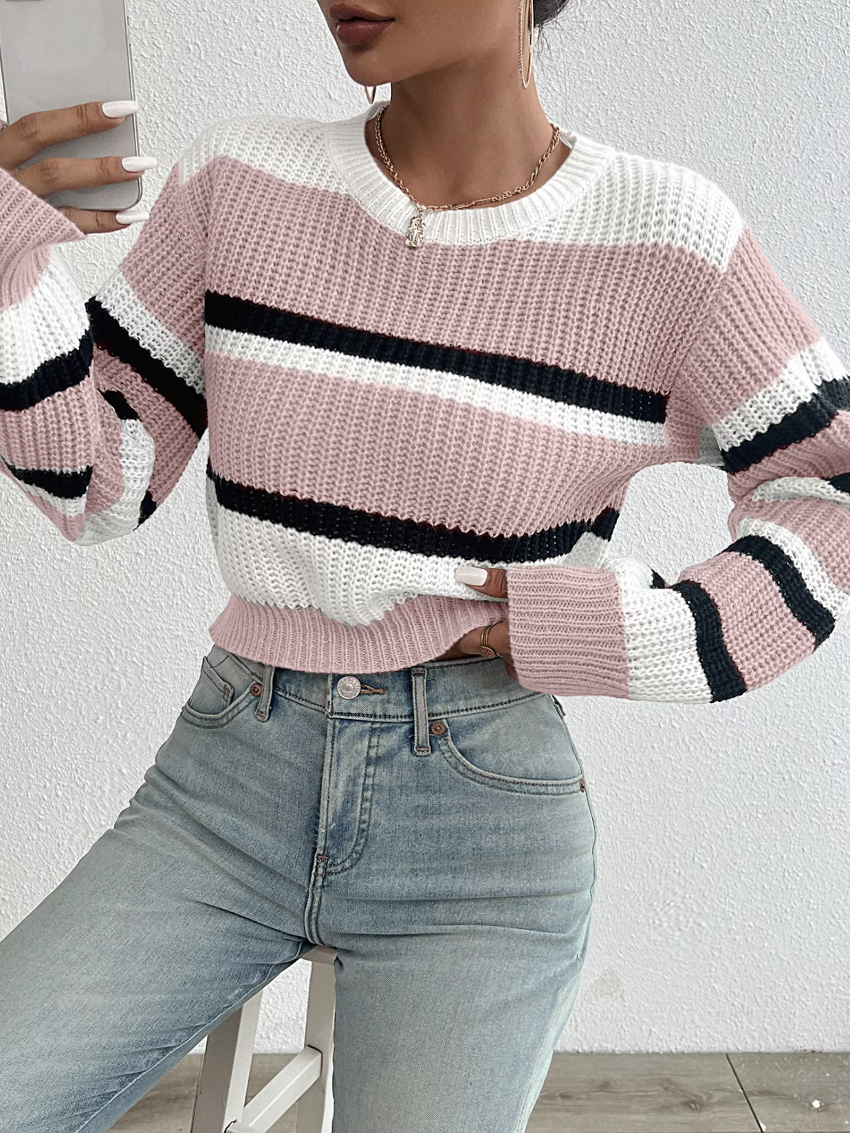 Zeitloser Vintage-Stil Pullover