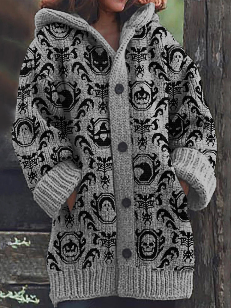 Durchdacht gestaltete Strickjacke