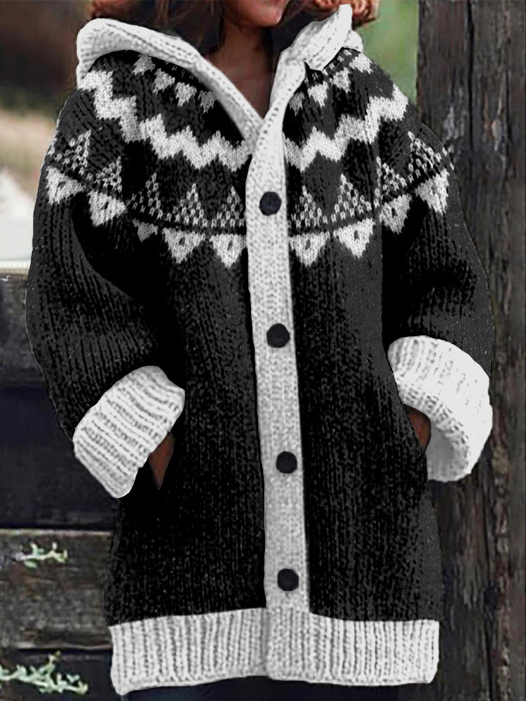 Vintage inspirierte Strickjacke
