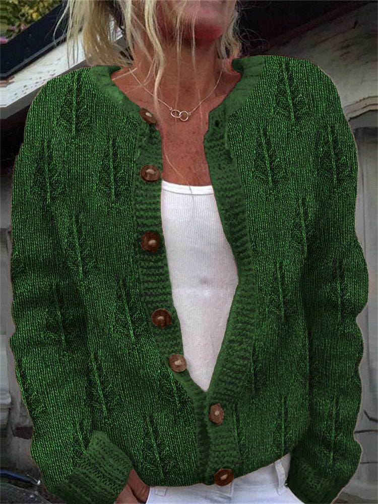 Klassische Vintage Strickjacke