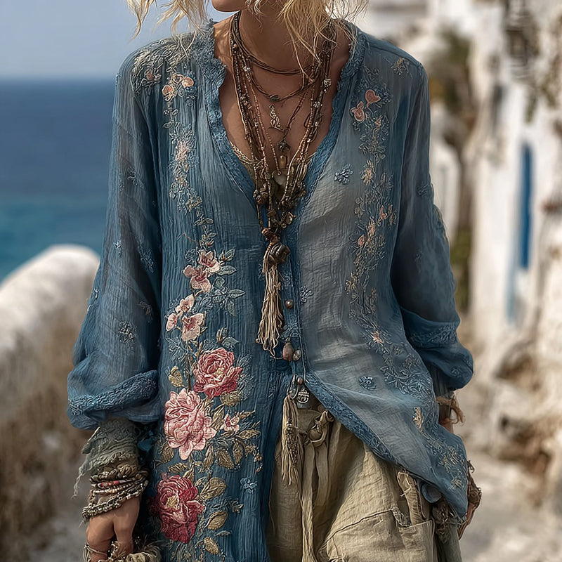 Vintage inspirierte Strickjacke