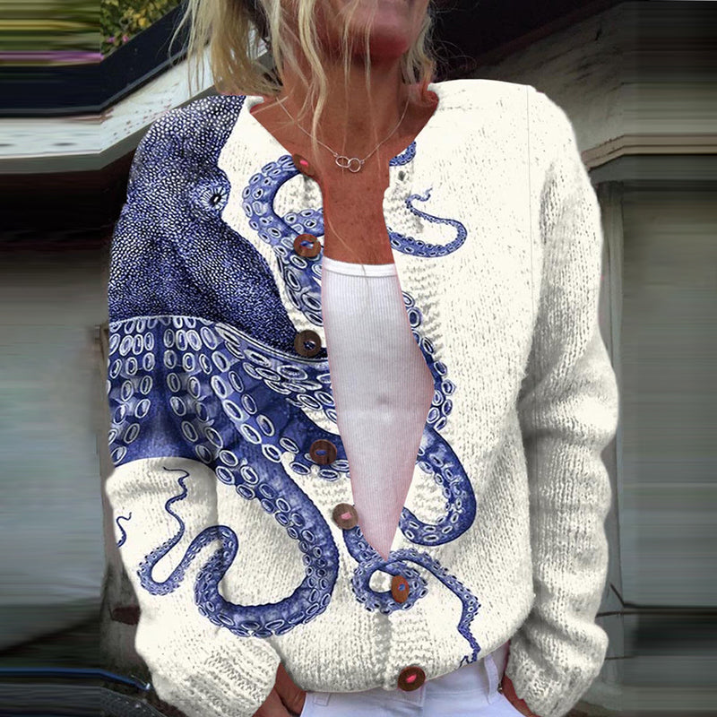 Klassische Vintage Strickjacke