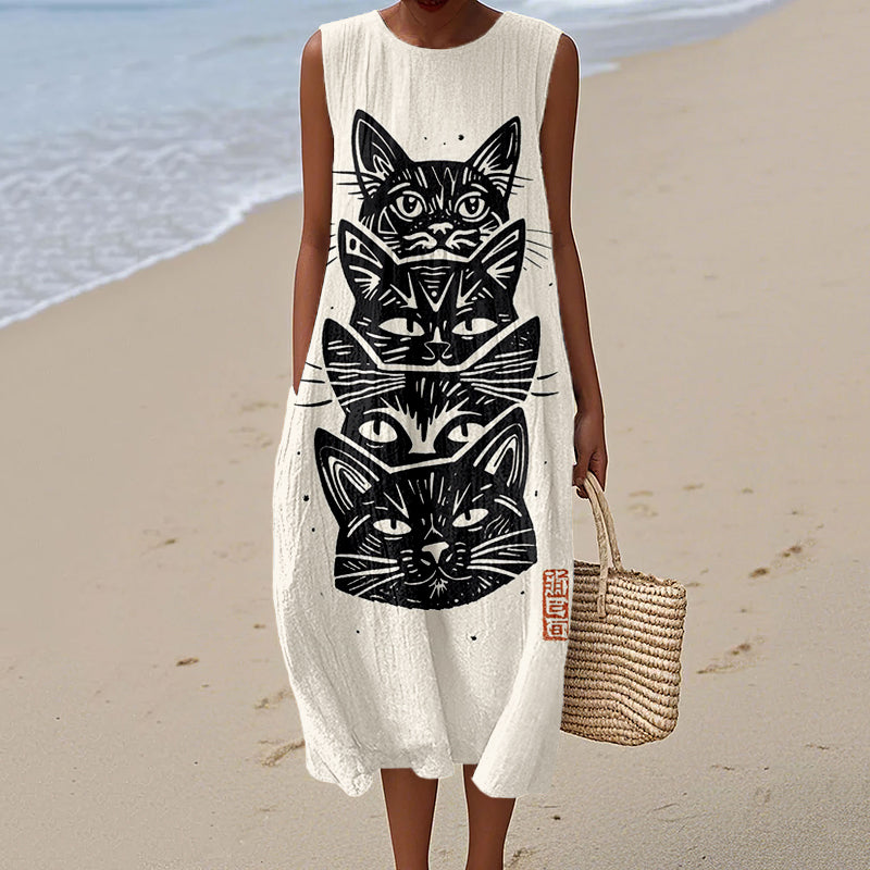 Klassische Vintage Kleid