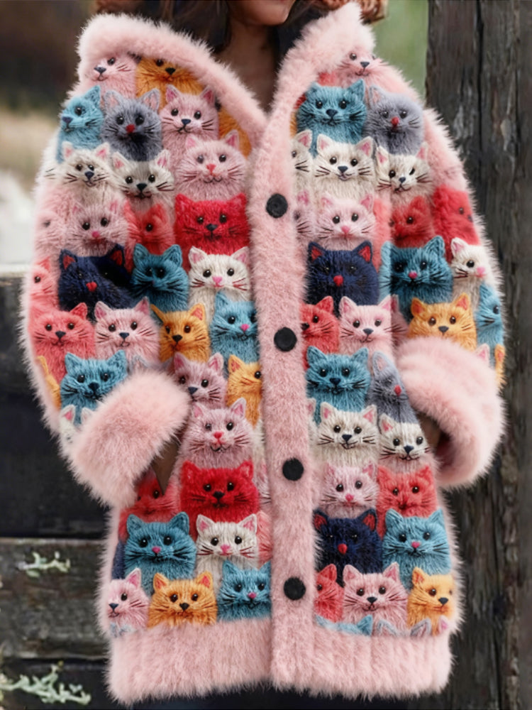 Wunderschön gefertigte Strickjacke