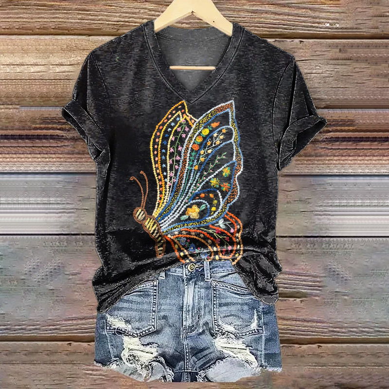 Zeitloser Vintage-Stil T-Shirt