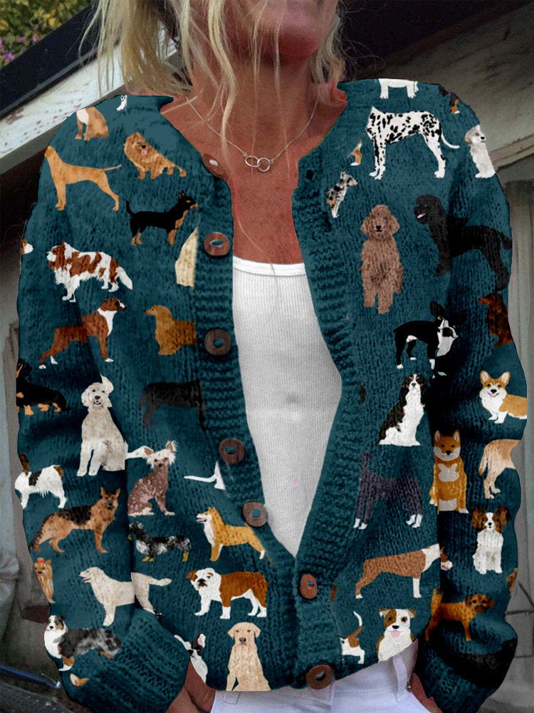 Elegant gestaltete Strickjacke