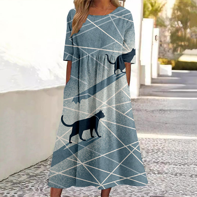 Zeitloser Vintage-Stil Kleid