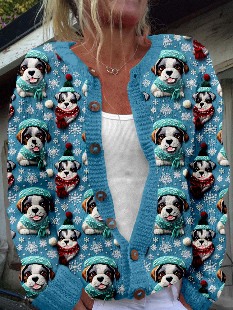 Elegant gestaltete Strickjacke