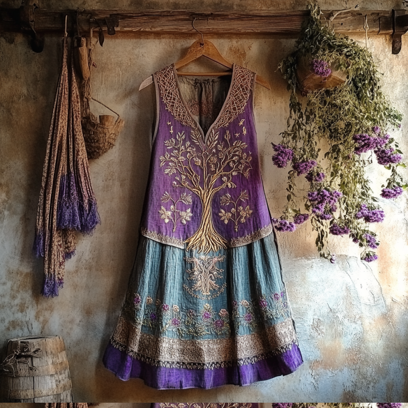 Anmutig gestaltete Kleid