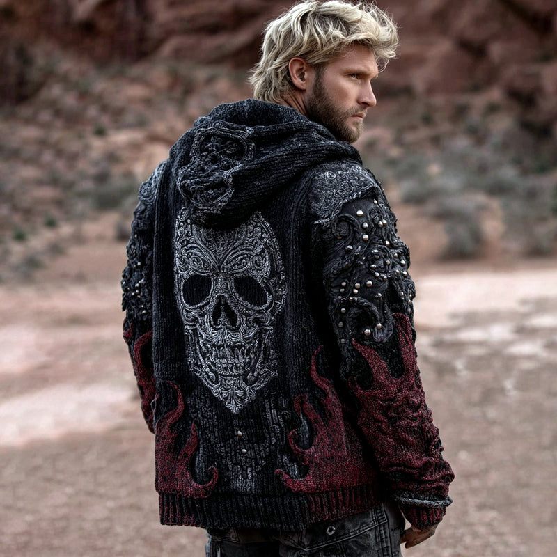Klassisch gestaltete Strickjacke